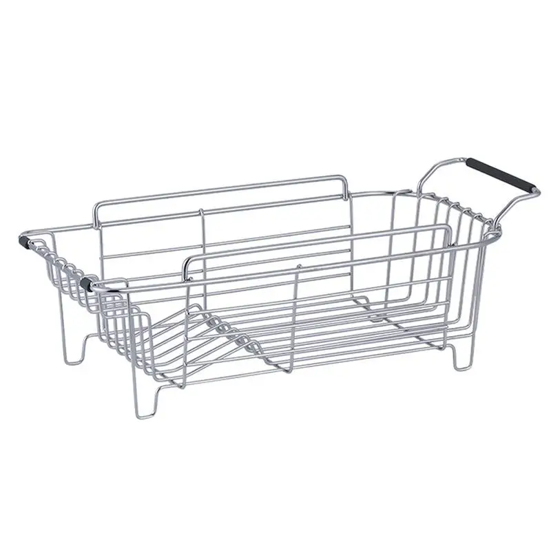

Стеллаж для хранения посуды из нержавеющей стали 304, органайзер для хранения, держатель для слива посуды, железная стальная сушилка для посу...