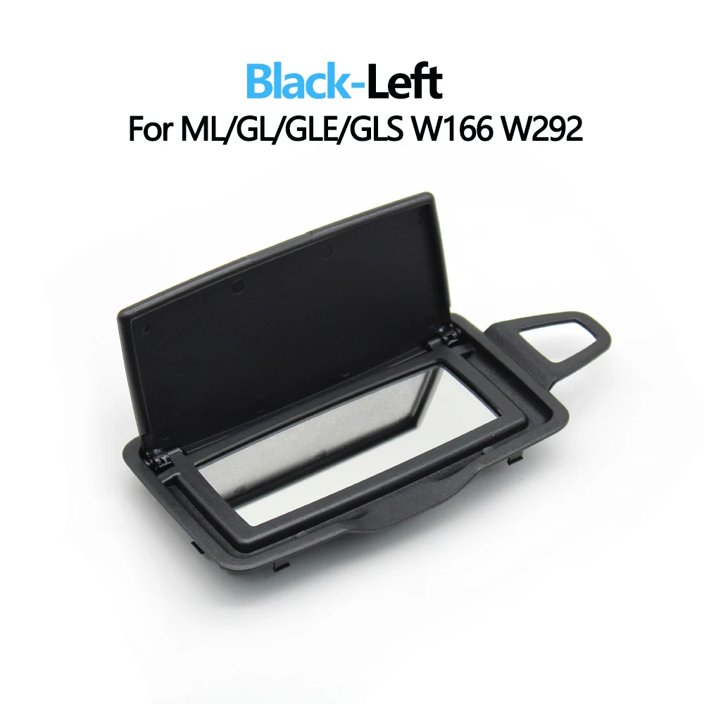

W166 W292 Автомобильный козырек от солнца, косметическое зеркало для макияжа, чехол для Mercedes Benz ML GL GLE GLS Class ML300 ML350 ML400 GL350 GL400