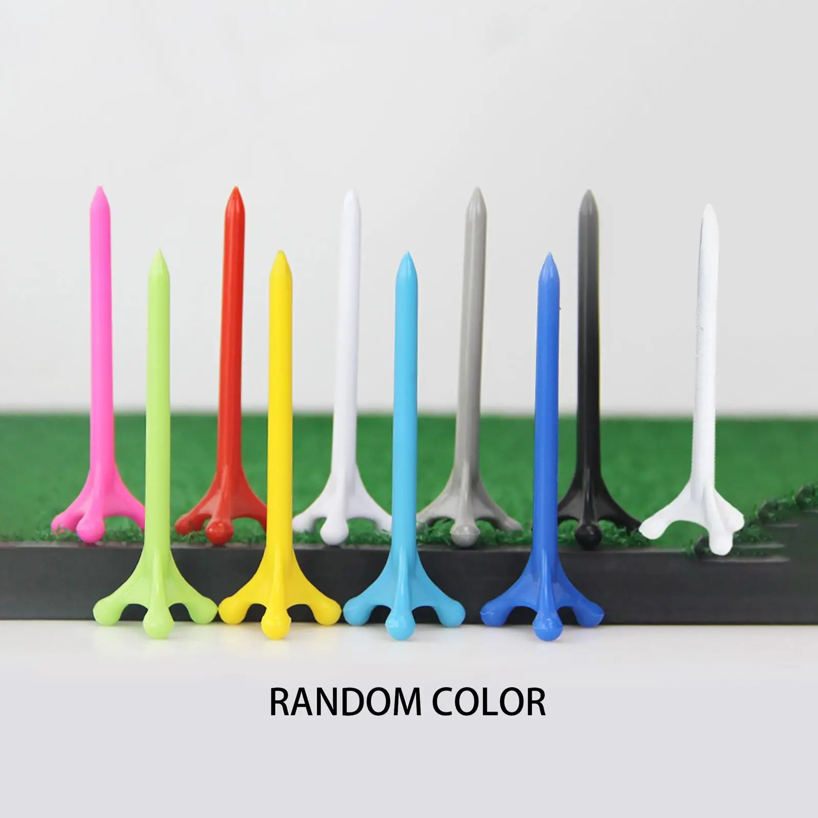 

10Pcs 3.2inch Golf Tees Ball Holder Golf Training Aids Durable Plastic