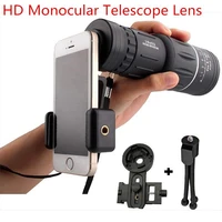 high power hd monocular telescope dual focus prism with night vision smartphone tripod waterproof fog proof compact 16x zoom