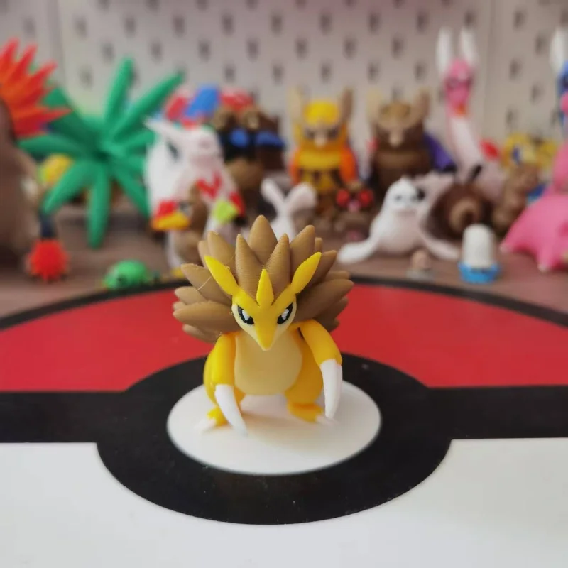Фото Новая аниме Sandslash Sandshrew, экшн-фигурка, пропорция мира 1:20, сделай сам, 3d-принт, персонаж мультфильма, настольная статуя, детская подарочная игрушка №2