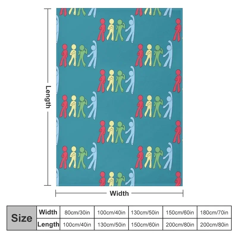 Игровое одеяло Alan Becker для пикника дивана кровати