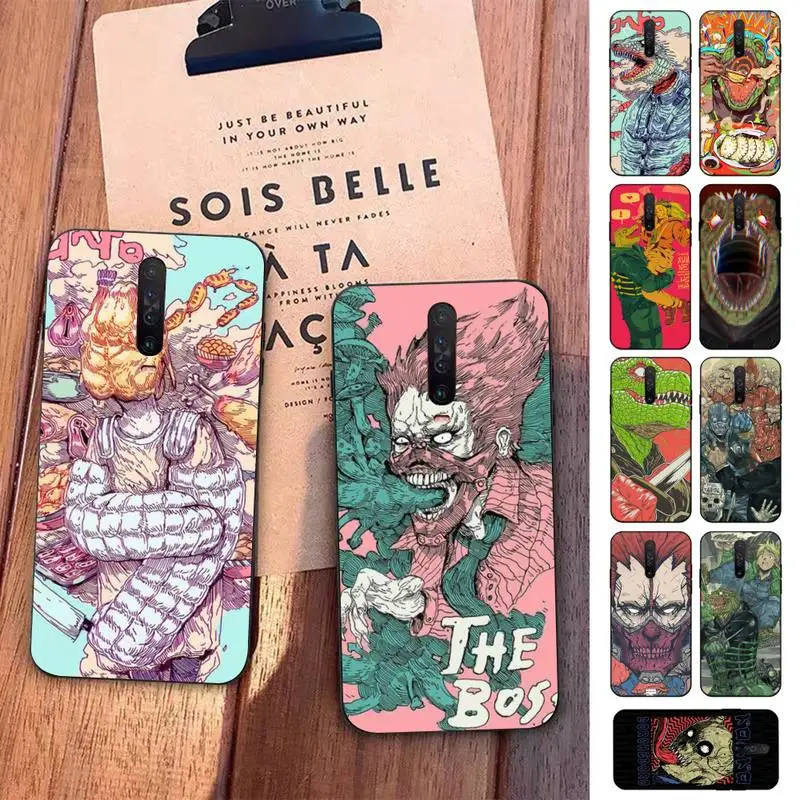 

Anime Dorohedoro Phone Case for Redmi 5 6 7 8 9 A 5plus K20 4X S2 GO 6 K30 pro