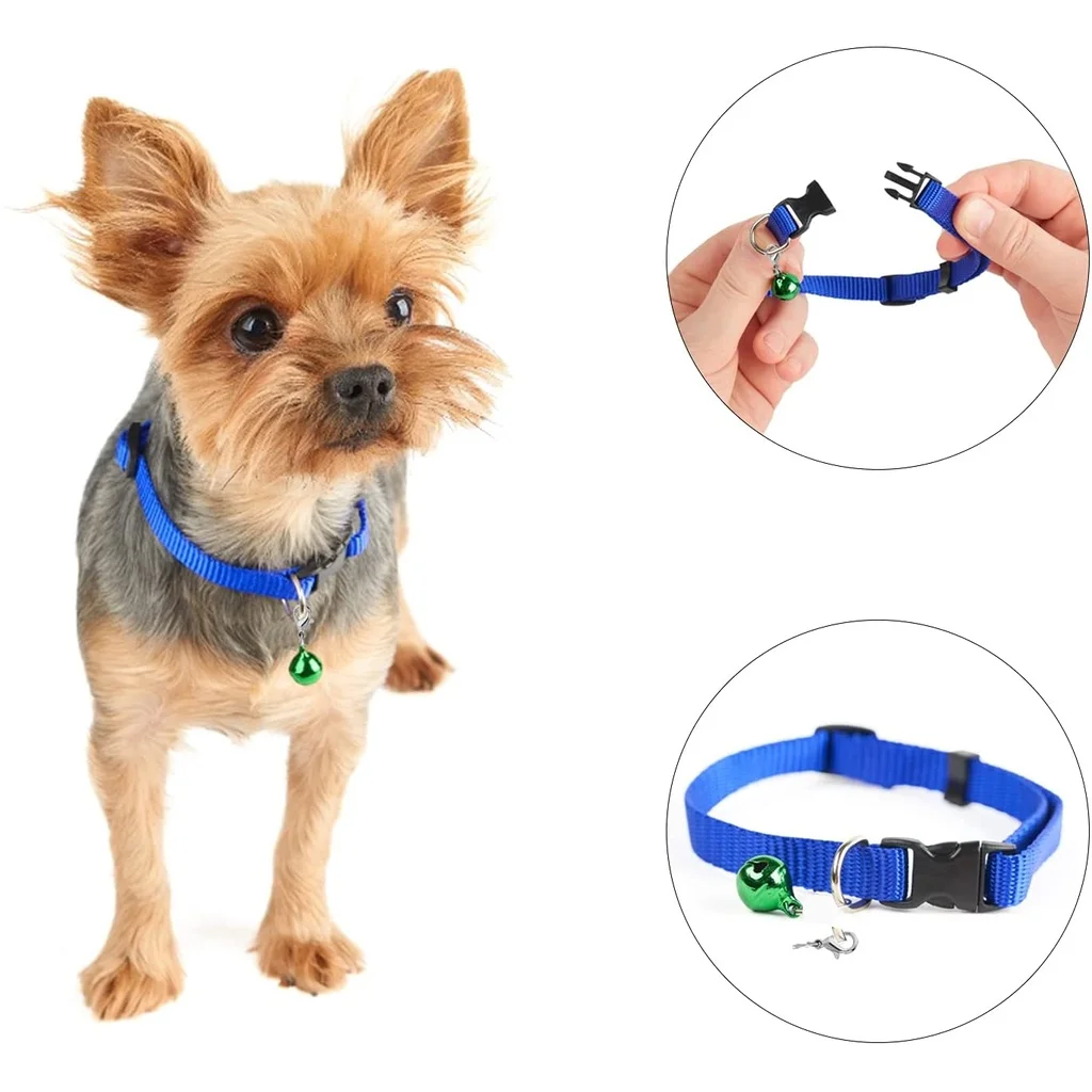 Ошейник с колокольчиками для кошек и собак красочные маленькие животные