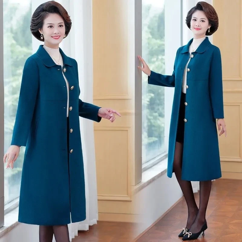 Женское шерстяное пальто новинка сезона осень-зима 2022 модная свободная