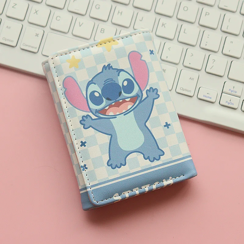 Кошелек с отделениями для карт и стичем Disney, вместительный складной бумажник для мелочи с мультяшным рисунком для детей, подарок (art.: 3920c8698a2f0) - 3920c8698a2f0