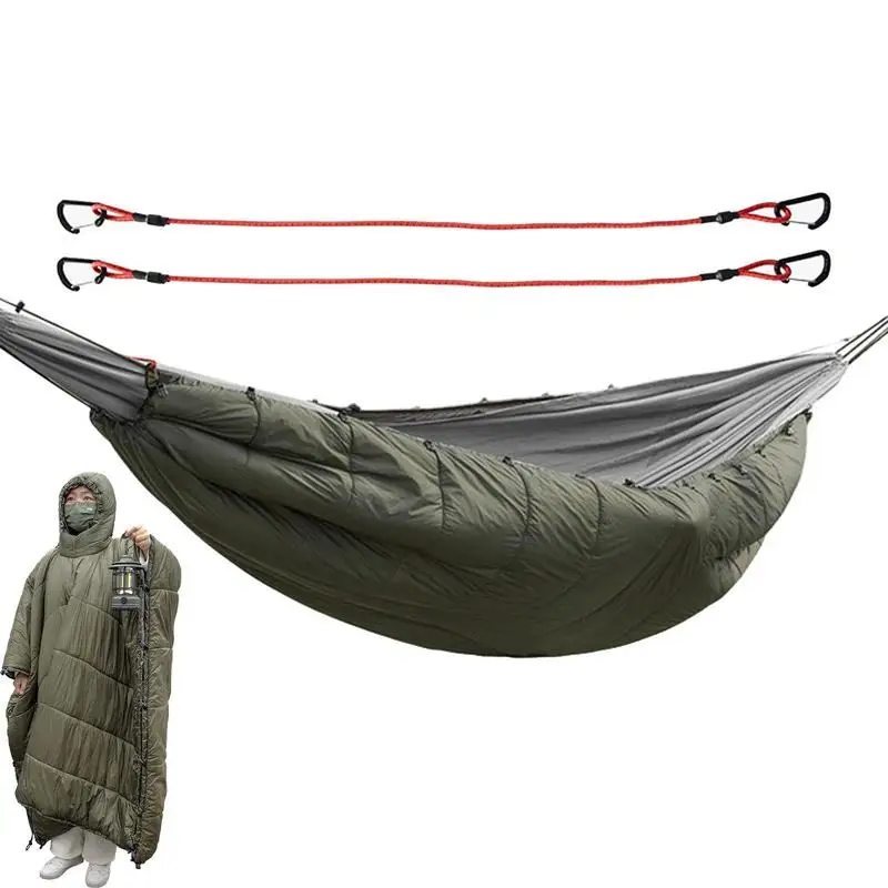 

Outdoor Camping Hammock Single Hunting Survival Hammock Portable Garden Yard Patio Leisure Parachute Hammock Swing Travel