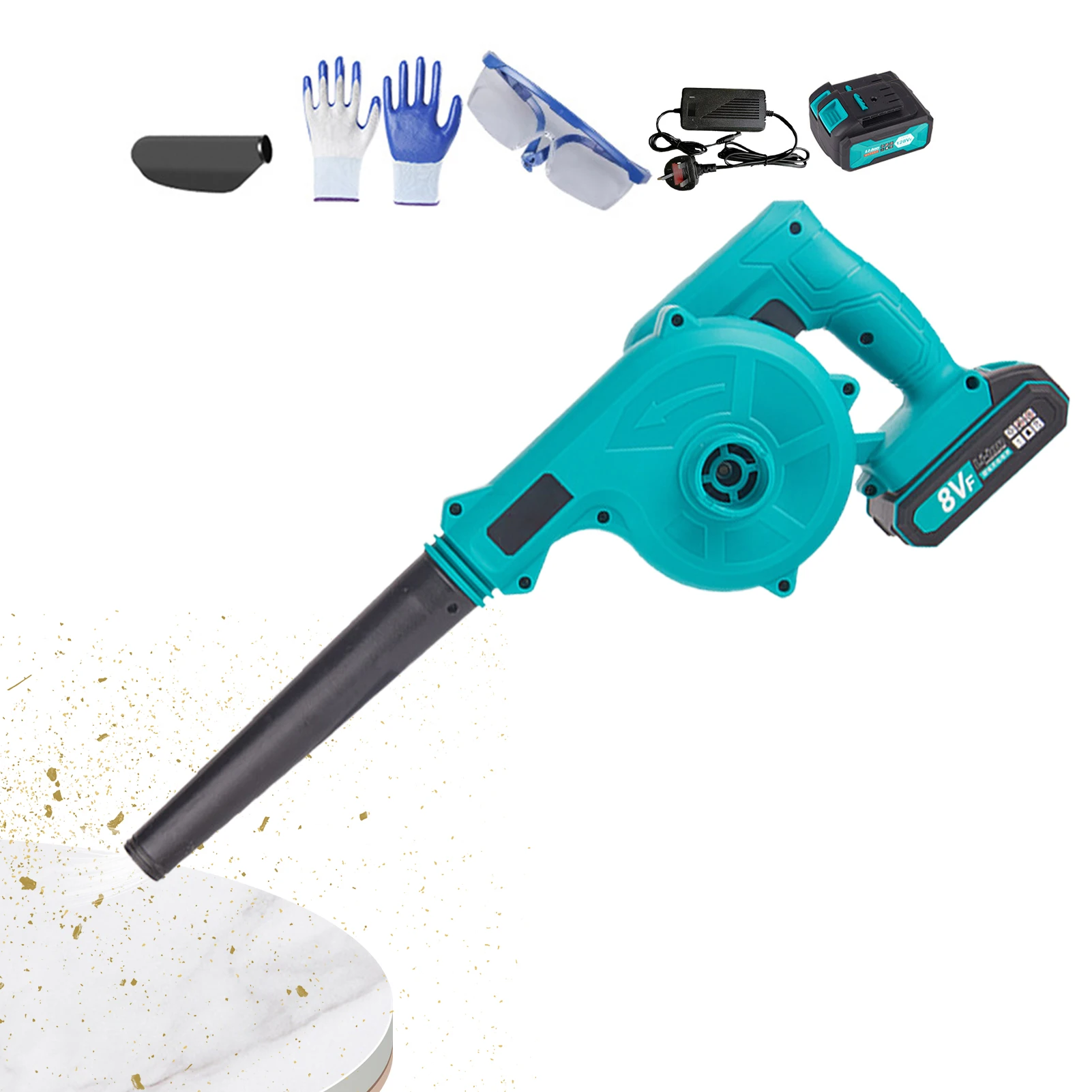 

Воздуходувка с листьями 48VF, портативная воздуходувка для чистки аналогичной, воздуходувка Greenworks, воздуходувка, работающая от литиевой батареи