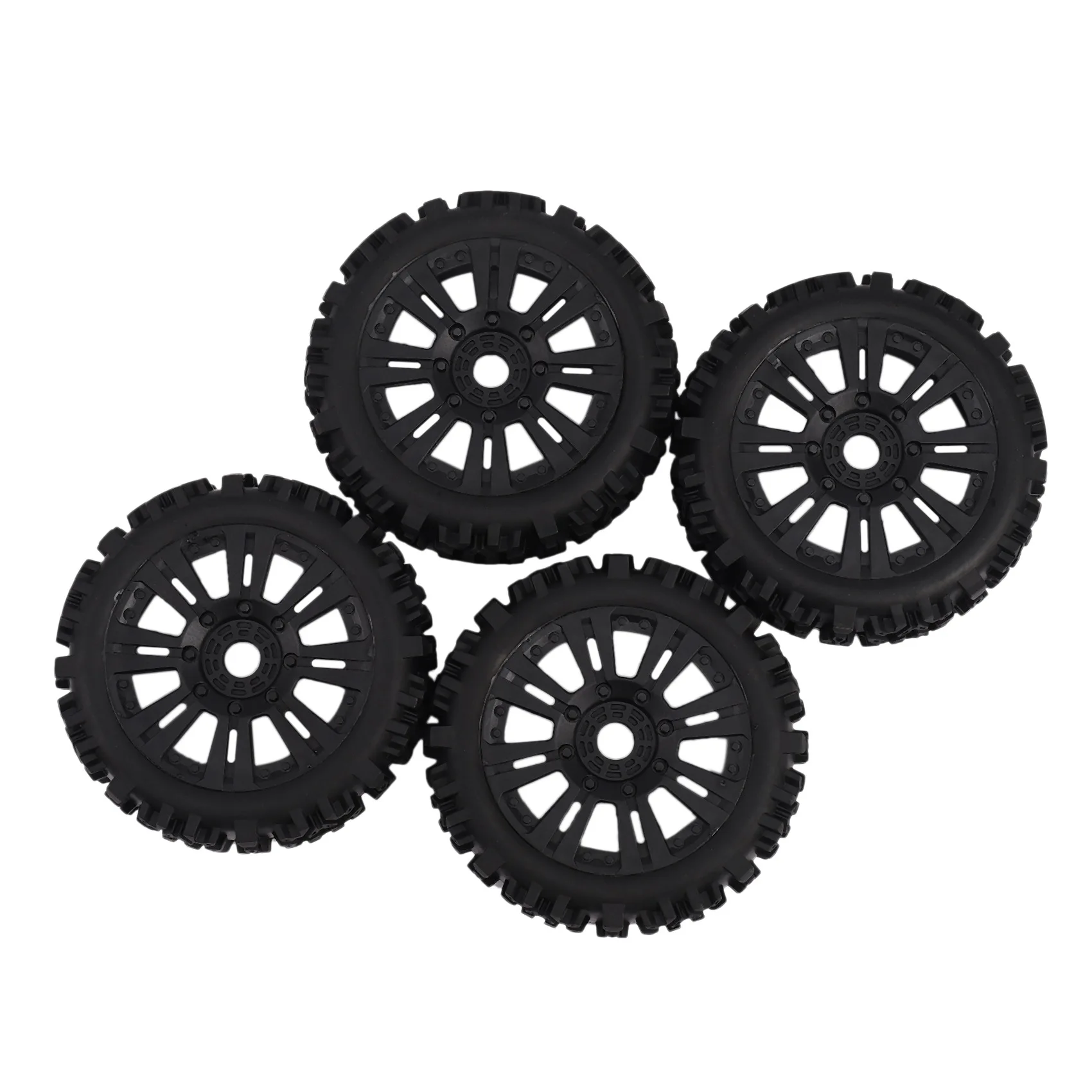 

17mm Hub Wheel Rim & Tires Tyre for 1/8 Off-Road RC Car Buggy Redcat Team Losi VRX HPI Kyosho HSP Carson Hobao 4Pcs