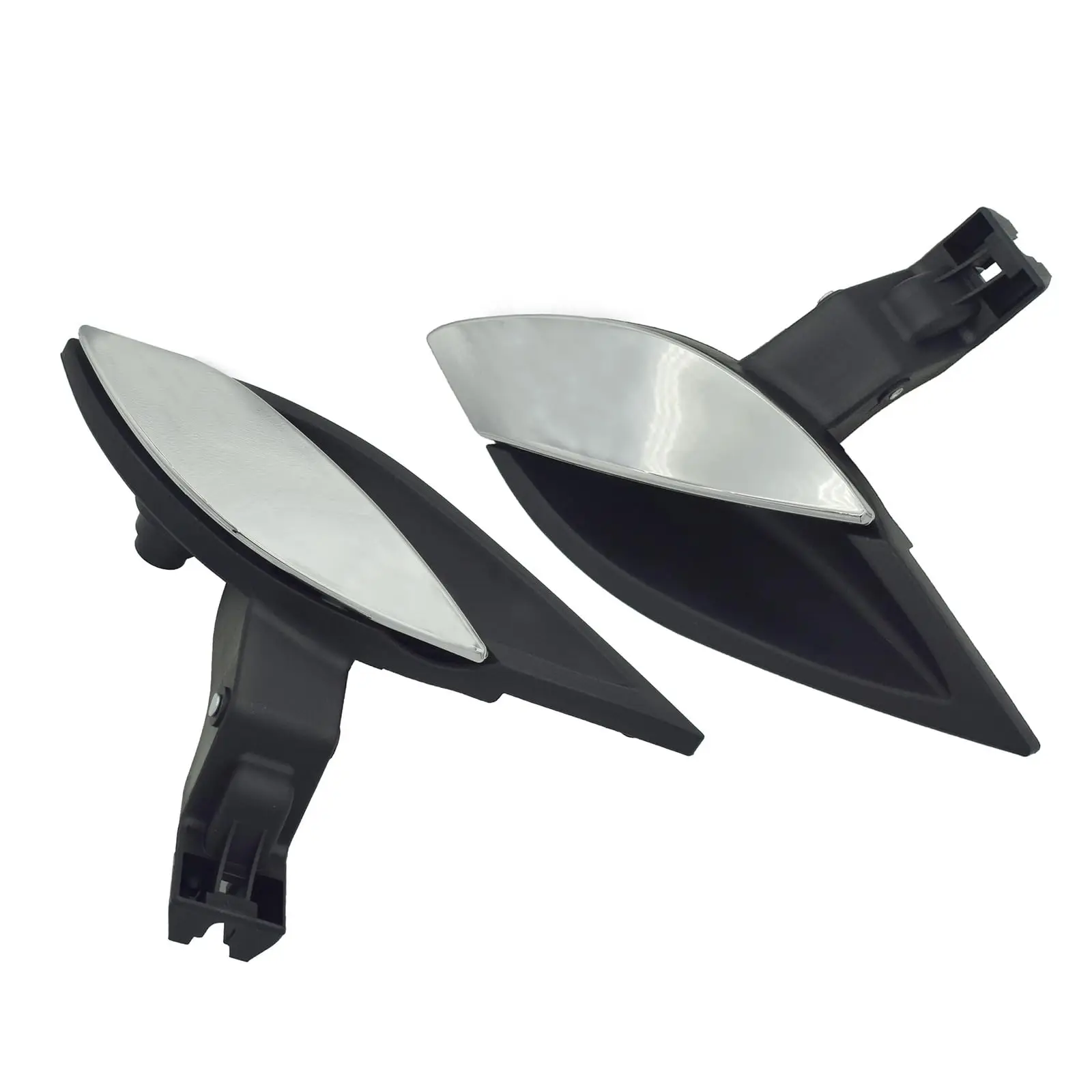 Внутренняя ручка двери OE 71745049 LH 71745048 RH Совместим с Fiat Croma 2005-2012 Хром + Черный