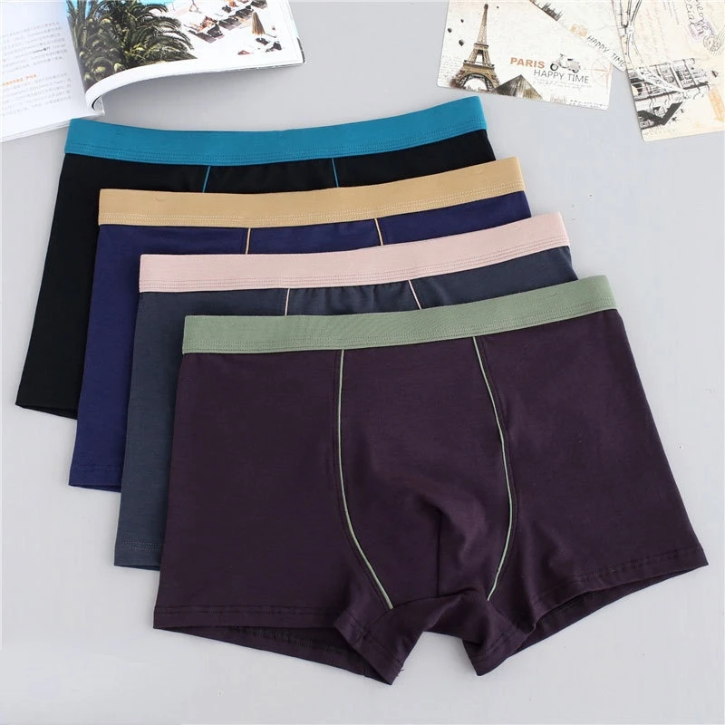 

Pure Cotton Plus Size Male Underwear Men Underwear Boxers Shorts Cotton Cuecas Boxer Men Solid Underpants Man Boxer Large