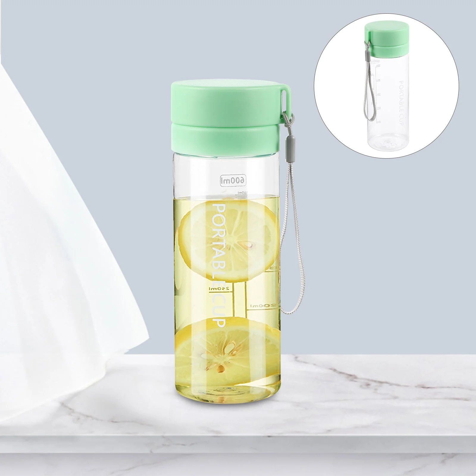 

Bottle Jug Bottles Tea Portablecontainer Fitness Reusable Drink Gym Drinkingforbeverage Mug Tumbler Scale Large Capacity