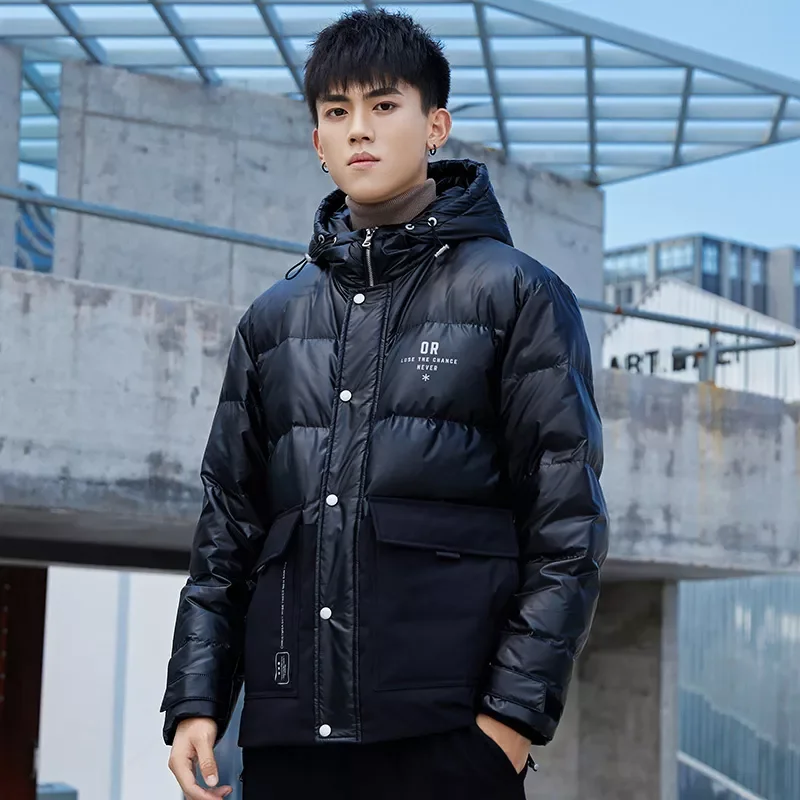 2022New Brand Down Jacket Men Winter Warm Jacket Men Windproof Thick Hooded Windbreaker Coat Men Casual Fashion Parkas Men 3XL