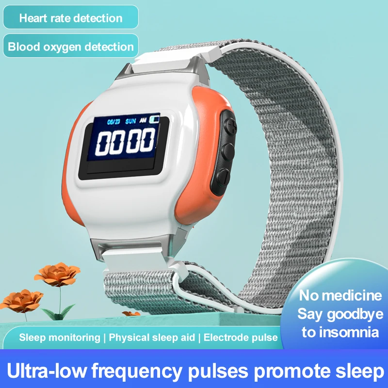

Wristband Pulse Sleeper Wear a decompression sleep aid home micro-current watch to soothe the nerves and sleep aid artifact