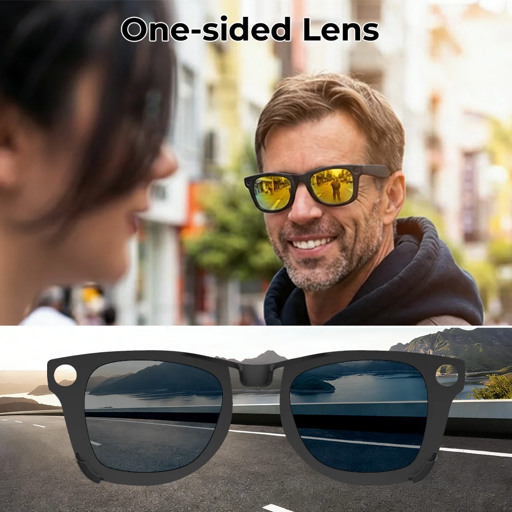 Фото Поляризованные накладки HIBLOKS для умных очков Ray-Ban Meta Wayfarer GEN2 RW4012/4006/4008, цветные солнцезащитные линзы. №2