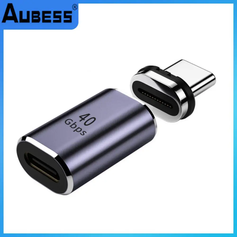 

Magnet Usb C To Type C Converter 40gbps Pd Charger Aluminum Alloy 8k@60hz Data Transfer Office Accessories 100w Fast Charging