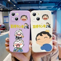 cute cartoon ranking of kings phone case for iphone 11 12 13 pro max xsmax 13mini x xr se2020 soft liquid colorful cases funda