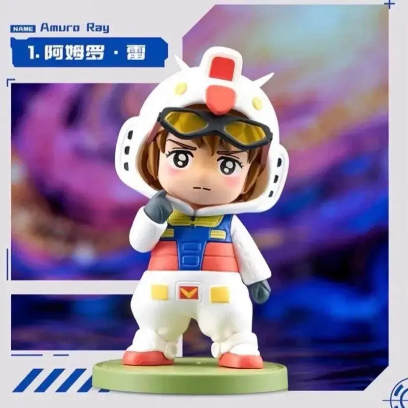 Фото 2026 Bandai BNFIGURE Q Фигурка Pajamars, игрушка, фигурка Mobile Suit Gundam Universe Century, кукла, набор второго поколения, подарочная коробка-сюрприз №2