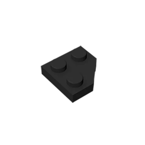 Gobricks GDS-1503 клин, пластина 2x2 с резными углами, совместимый с lego 26601, детские образовательные строительные блоки своими руками, технические