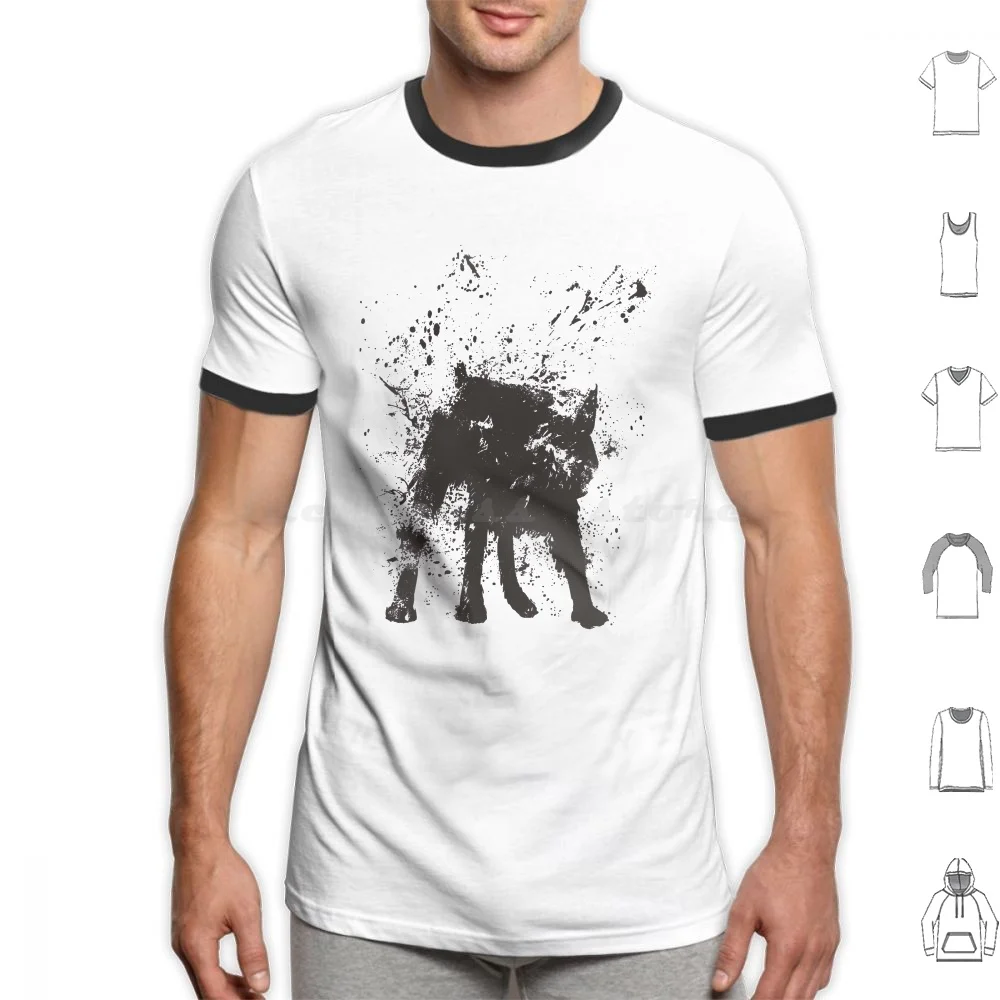

Wet Dog T Shirt Men Women Kids 6Xl Dog Animal Grunge Black And White Street Art Graffiti Animals Balazssolti Soltib Balazs