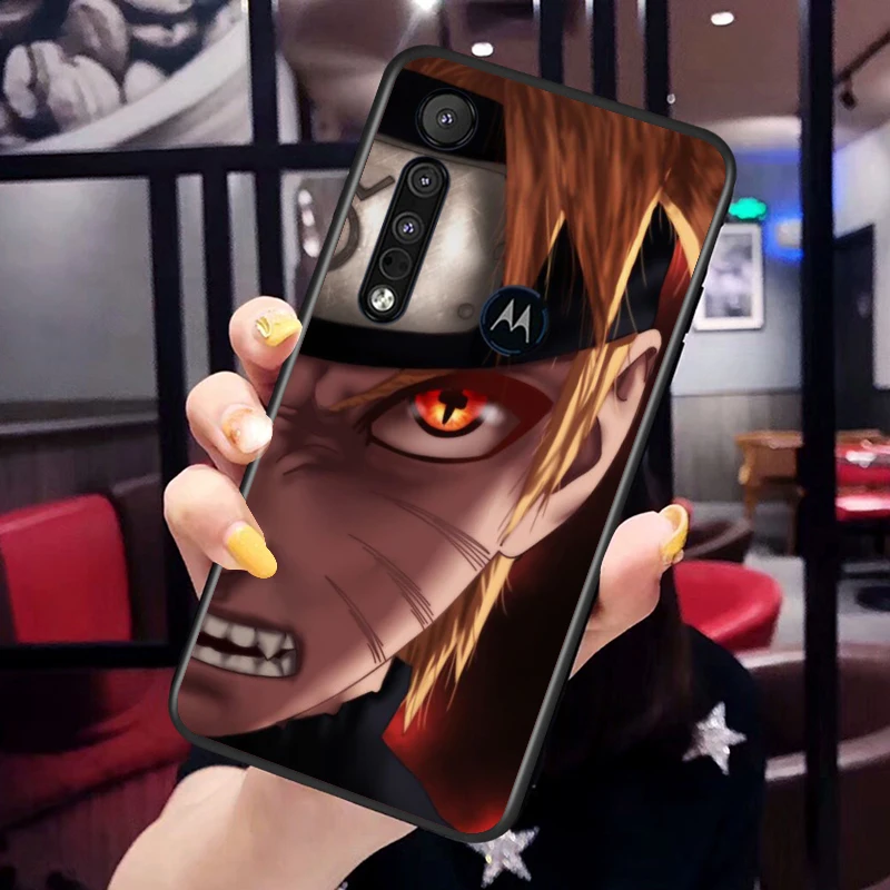 japanese naruto naruto for motorola moto g g60 g60s g50 g40 g9 g10 e7i e6s power edge 20 e20 2021 x3 s pro black phone case free global shipping