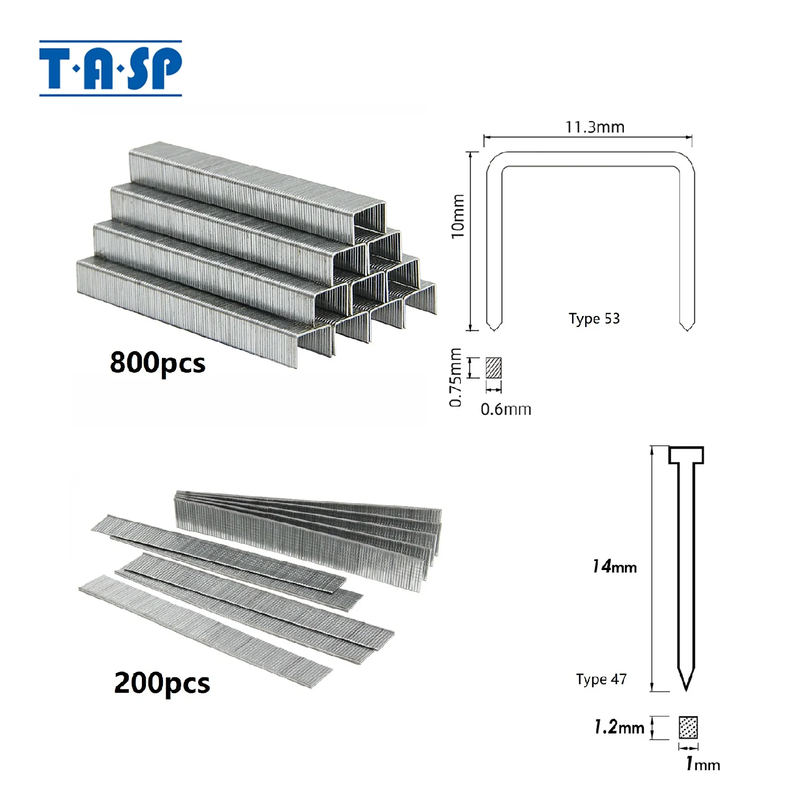

Скобы и гвозди TASP для степлера MESG45