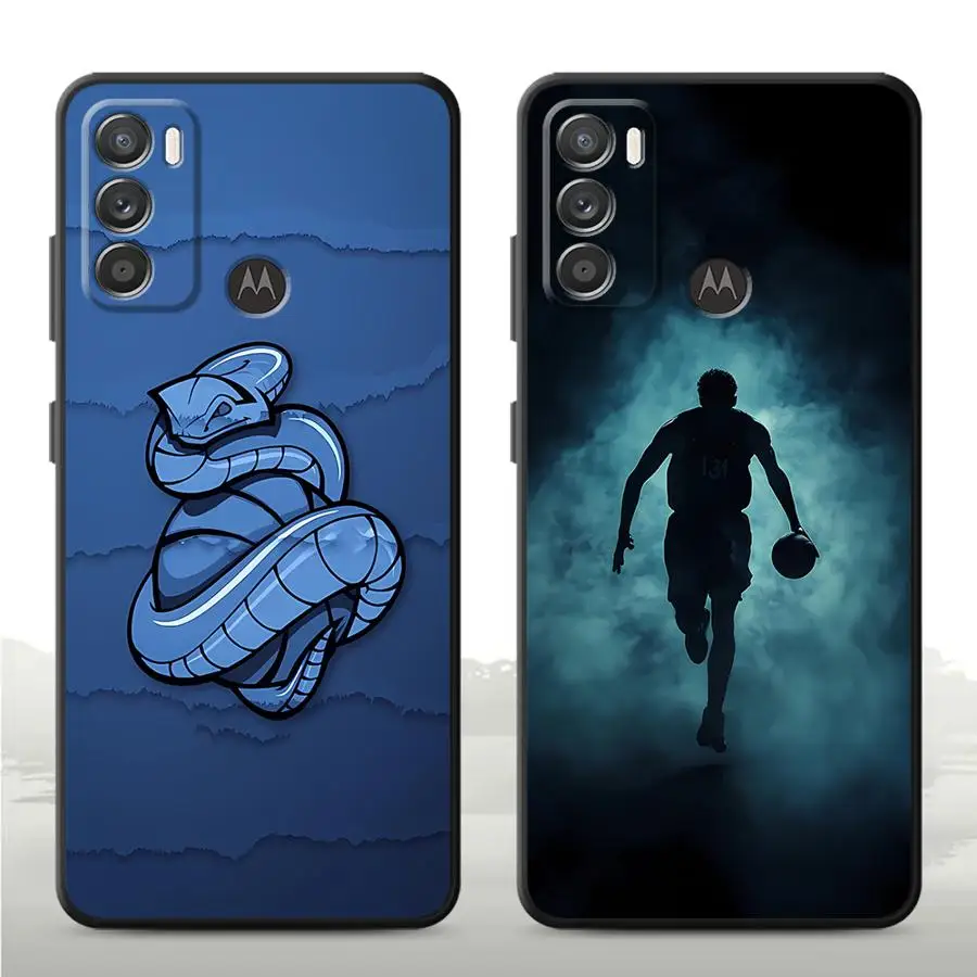 Фото Чехол для телефона Motorola Moto G71 G32 G51 G73 Edge 20Pro 30Lite G53 G52 G50 G72 G60s G60 G22 Edge40 Soft Cover G31 Basketball №2