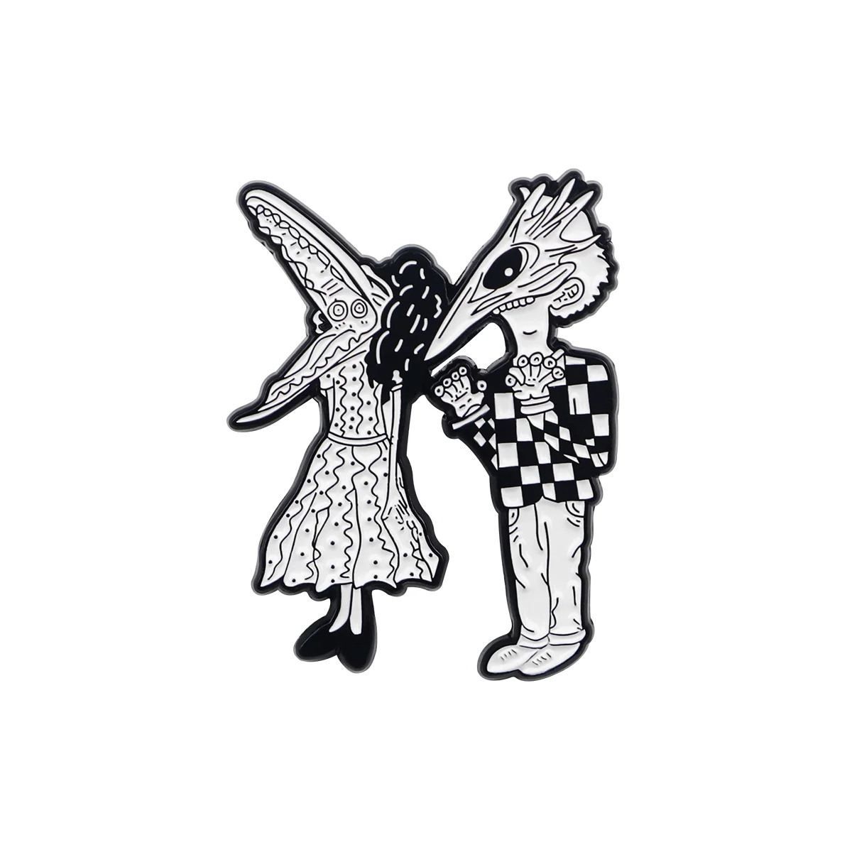 Ювелирные булавки из фильма ужасов для рюкзаков эмалированные с лацканами