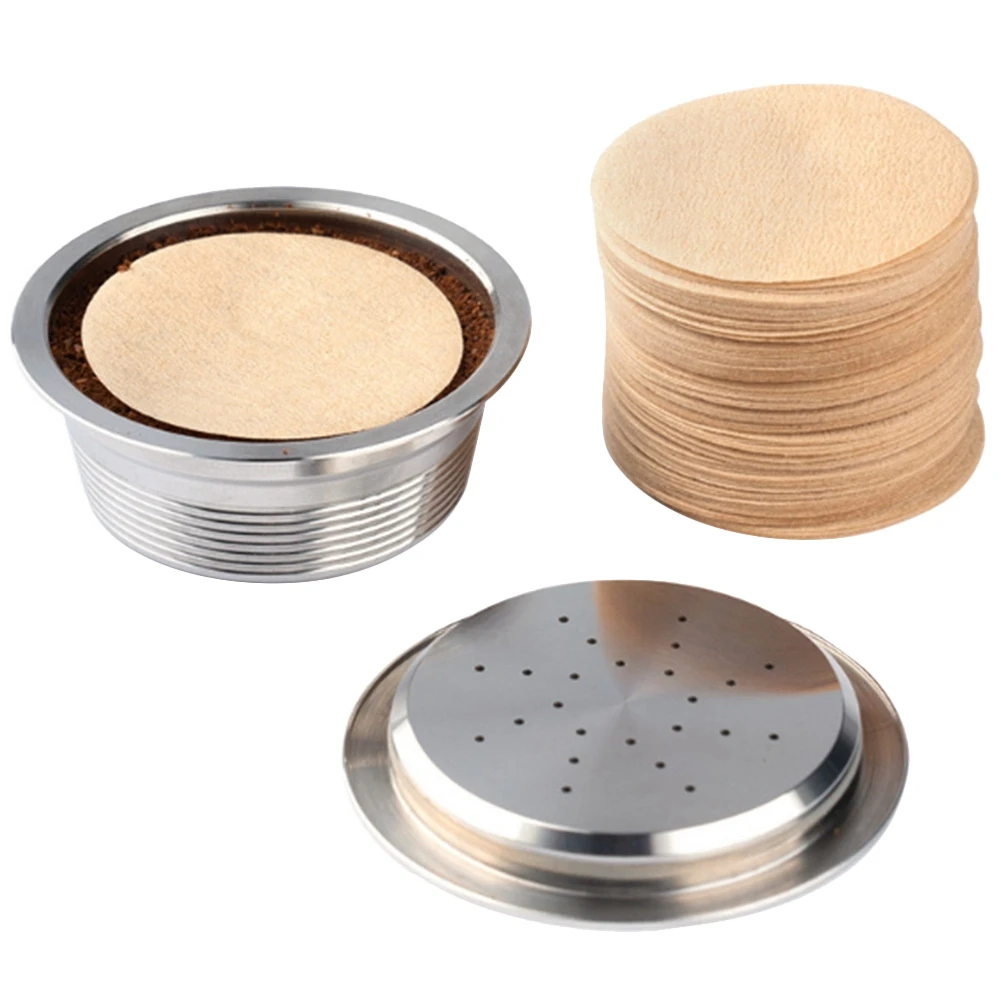 

Stainless Steel Reusable Coffee Filter Capsule for MIO Coffee Machine Capsule Filter Paper Pressed Powder