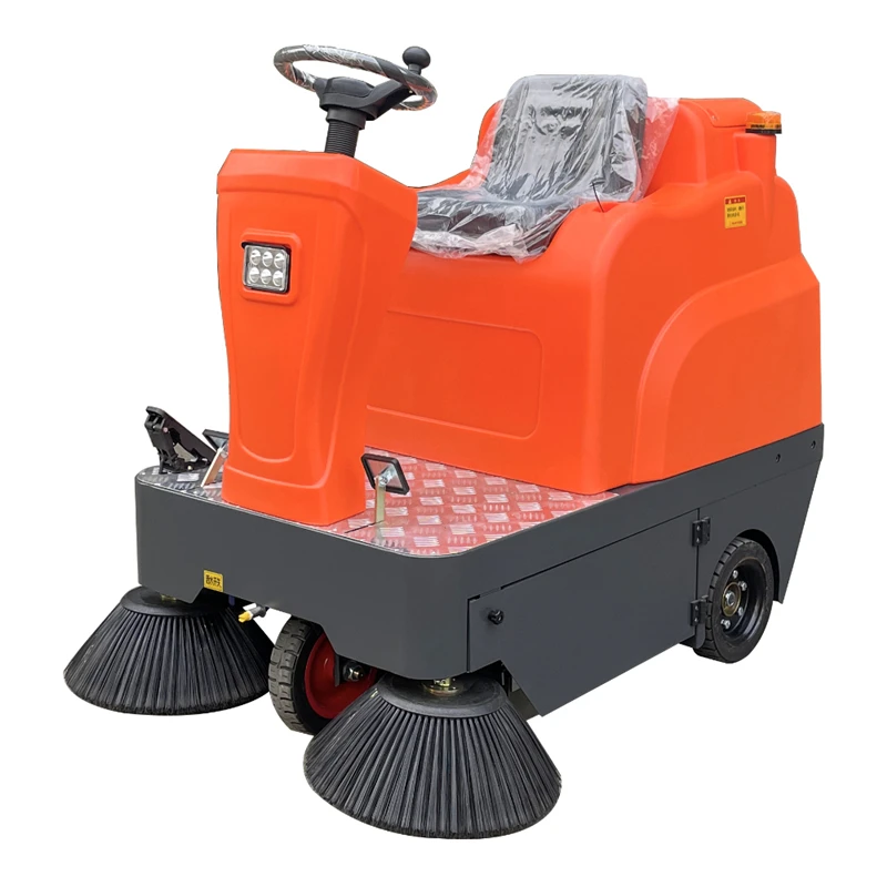 

Electric Road Cleaning Machine Ride On Sweeper for Concrete Tile Floor Scrubber