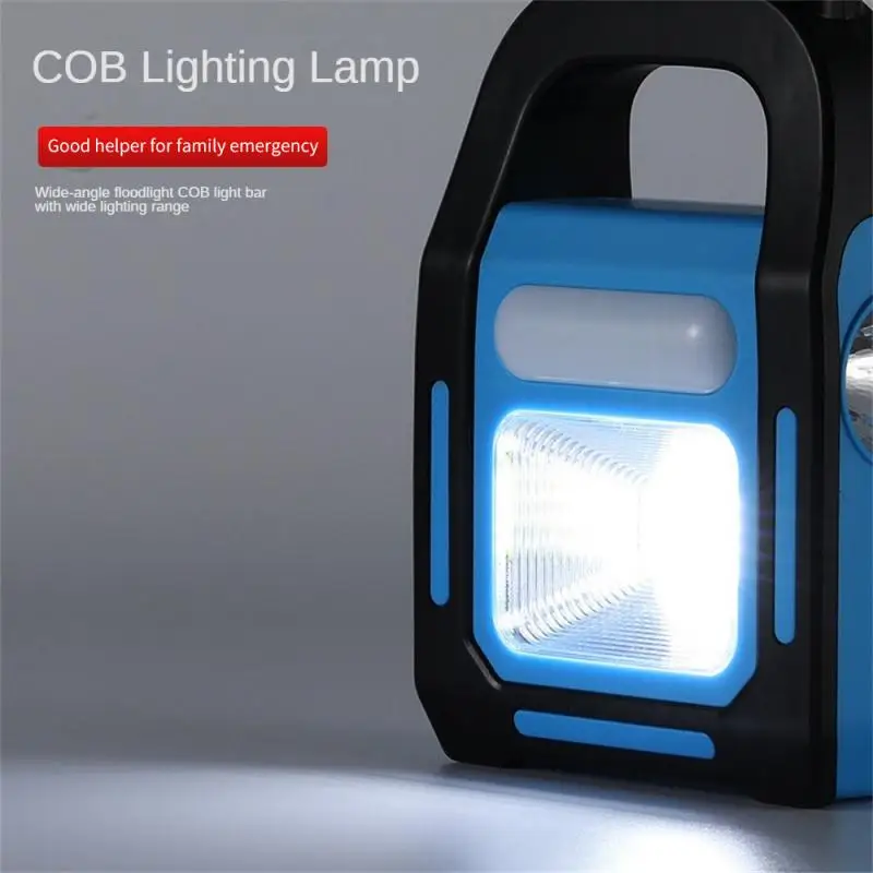 

Portable Solar LED Work Light Handheld COB Camping Lamp USB Rechargeable Outdoor Emergency Rainproof Strong Light For Camping