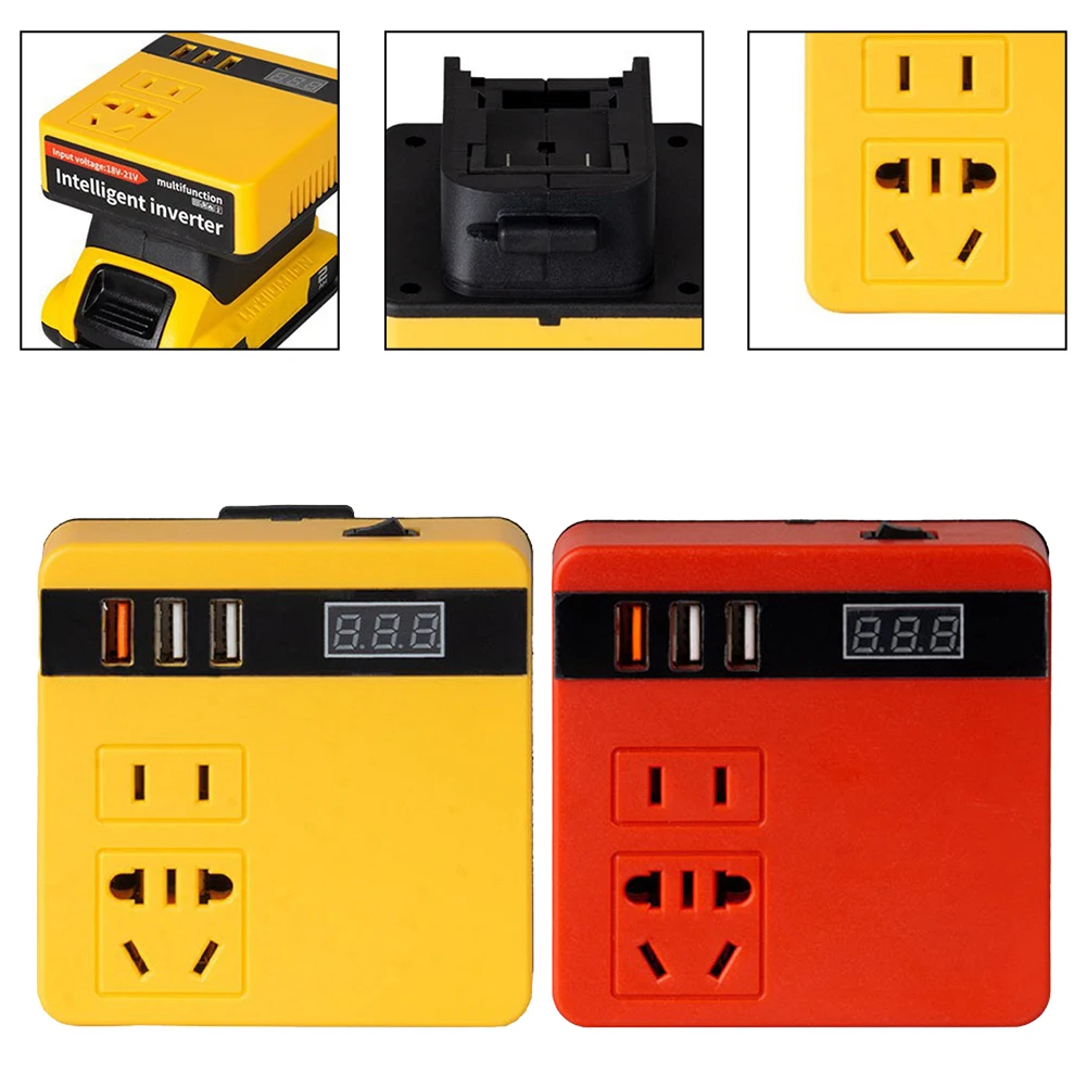 1 шт. инвертор для литиевой батареи 120 Вт 21 В до 220 переменного тока