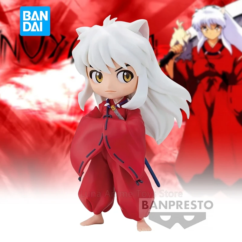 Фото Оригинальные аниме-фигурки FuRyu 18 см Inuyasha, украшение для рабочего стола автомобиля, коллекция моделей, куклы, игрушки, подарок для детей и взрослых №1