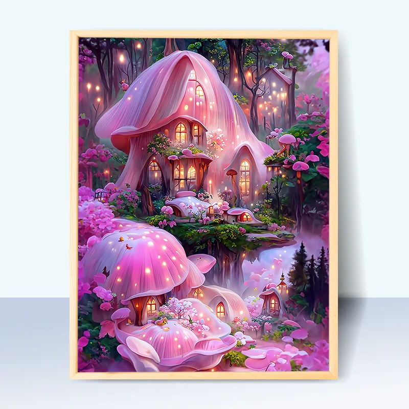 

Цифровая масляная живопись 3951Ann-Tulip diy, картина маслом, картина акриловыми цветами, взрывобезопасная ручная работа, пейзаж, живопись