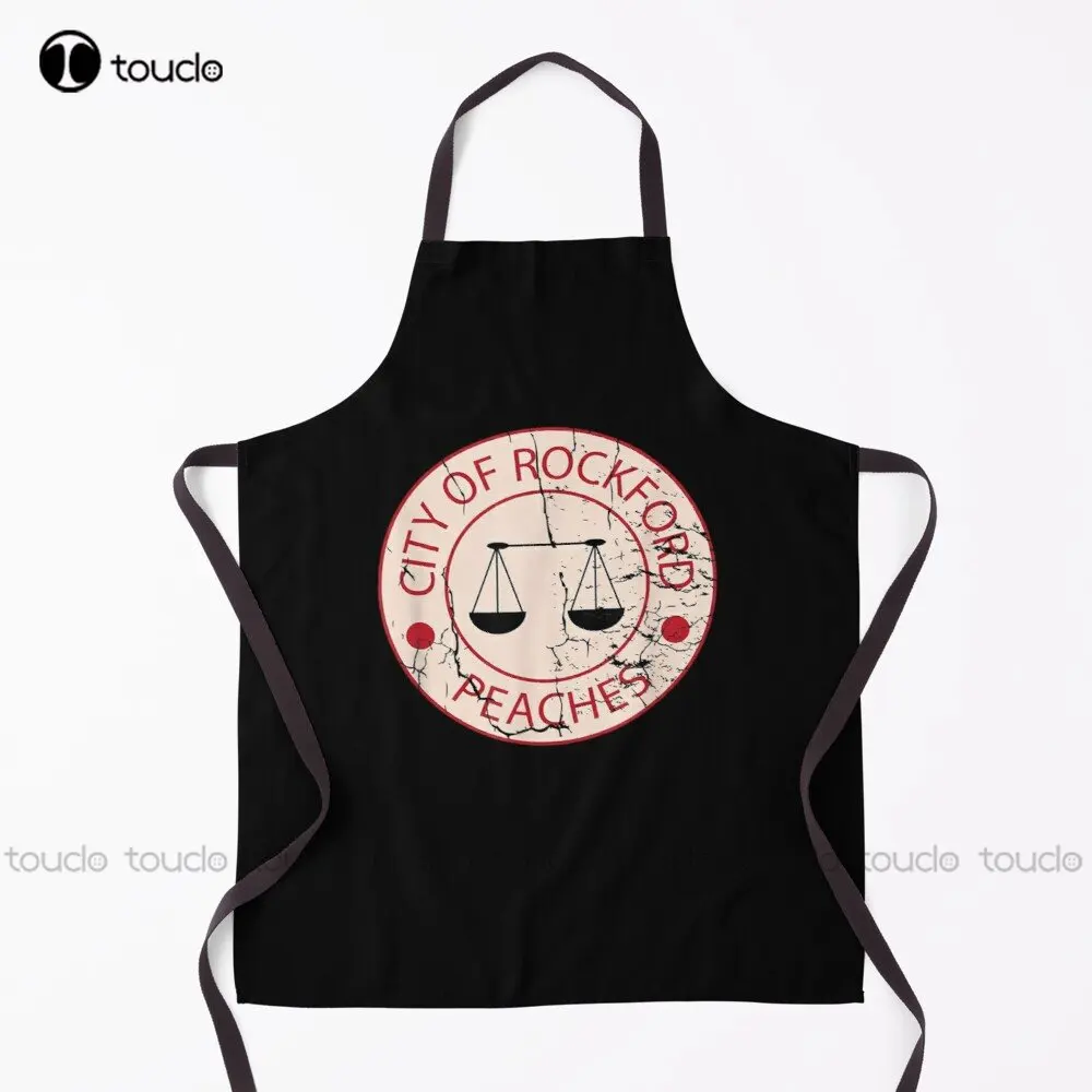 

Baseball Tshirt Rockford Peaches Apron A League Of Their Own Garden Kitchen Household Cleaning Custom Apron New