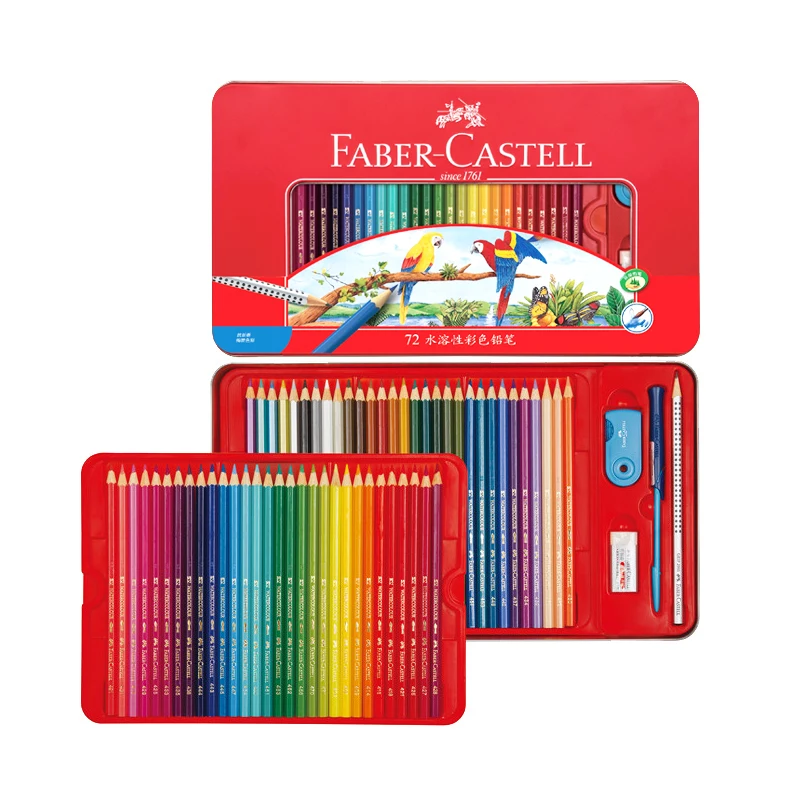 

Профессиональные водорастворимые цветные карандаши ed 36/48/60/72 цветов для художника, школьная Ручка для рисования скетчей, особый подарок для...