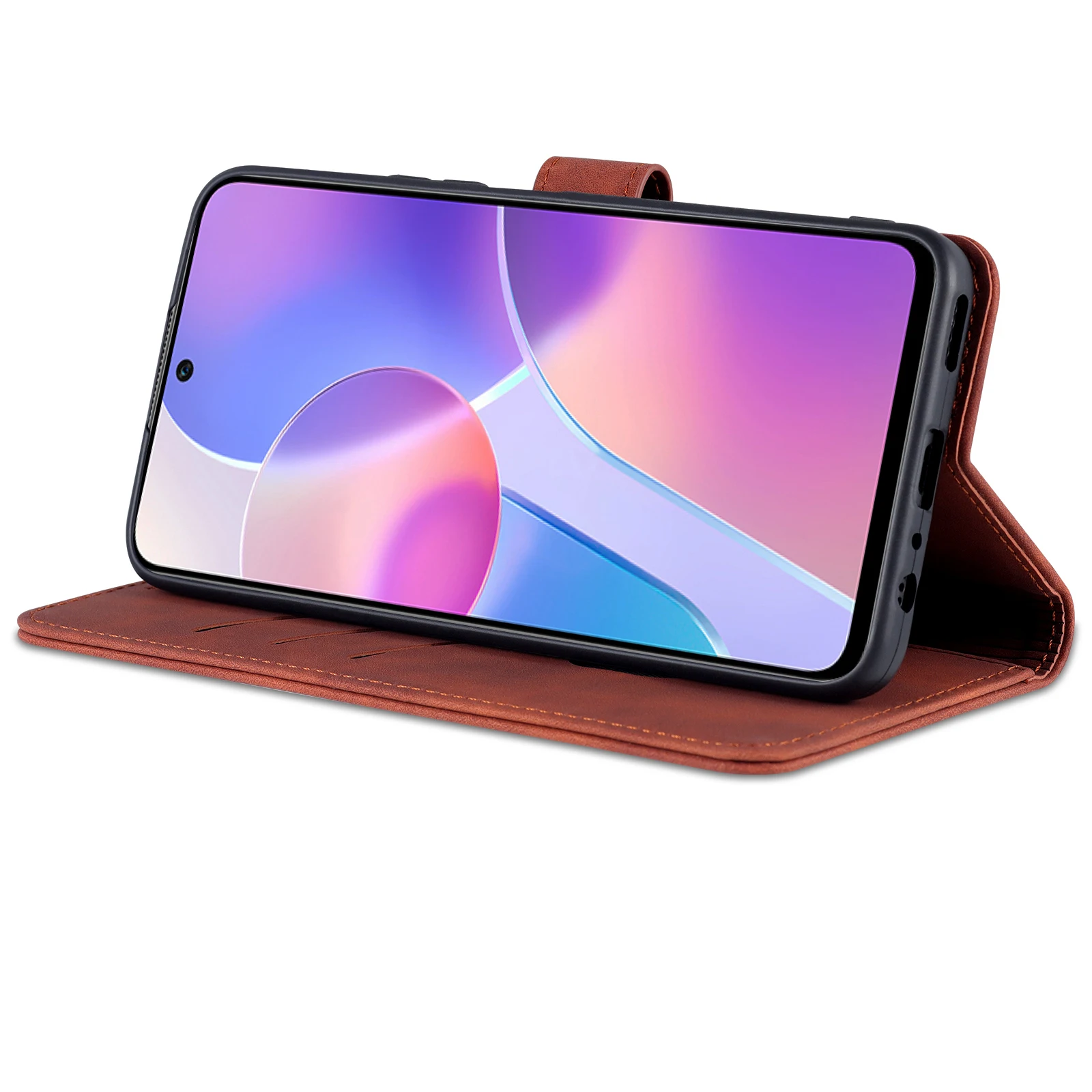 Фото Чехол-кошелек с держателем для карт для Huawei Honor X8, чехол из искусственной кожи с откидной крышкой, кобура, чехол для телефона, чехлы, оболочка №5