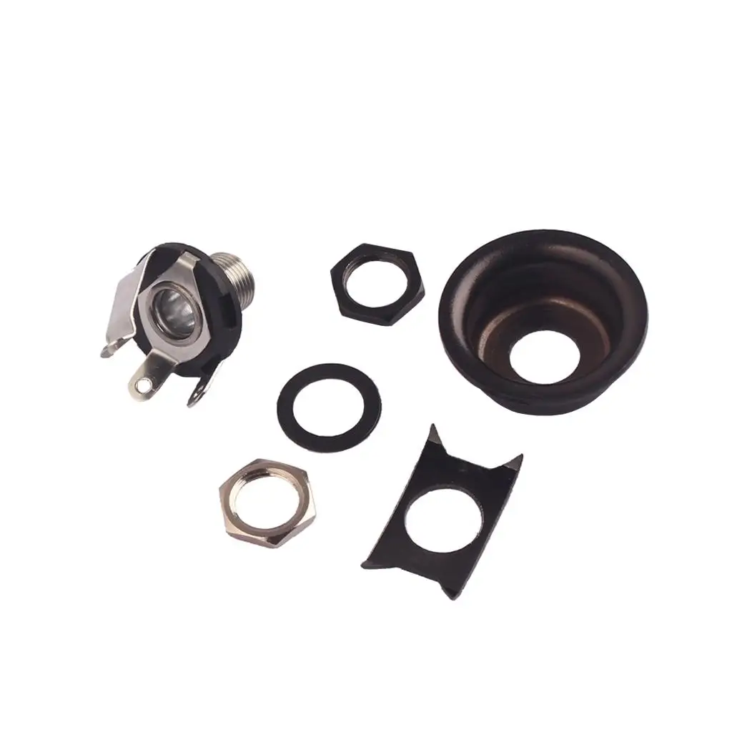 Tooyful 6 35 мм 1/4 ''моно выходной разъем для замены гитары