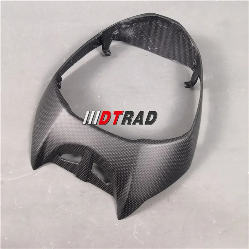 

Обтекатель для передней фары мотоцикла из настоящего углеродного волокна для Ducati Diavel 1260 1260S 2019 2020 2021