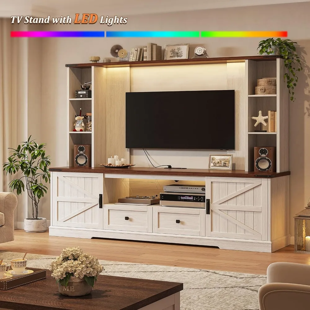 Деревянная подставка под телевизор настенный блок развлекательный центр