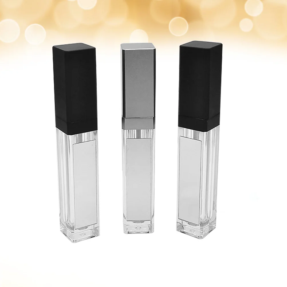 

3 Pcs Lip Balm Bottles Clear Lip Balm DIY Lipstick Containers Lipstick Empty Tubes Clear Container Mini Lip Gloss Bottles
