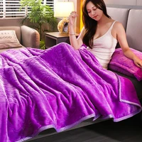 soft warm coral fleece blankets for beds sheet bedspread sofa throw 230gsm 8 size light thin mechanical wash flannel blankets