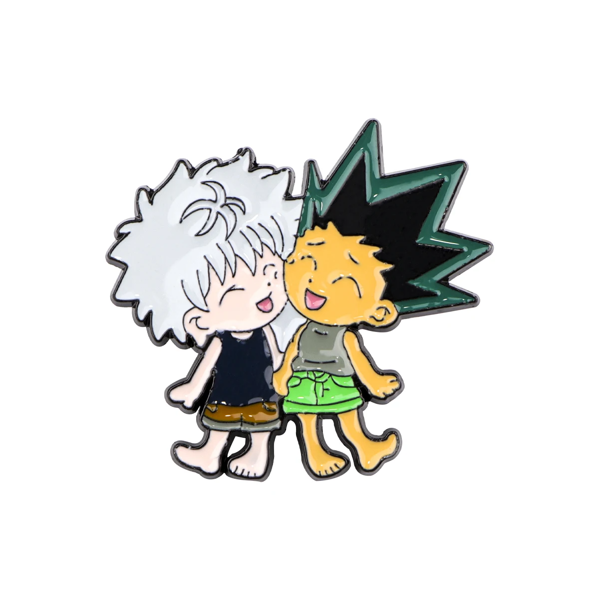 Эмалированные Броши Hunter в стиле аниме значки с отворотами для рюкзака модные