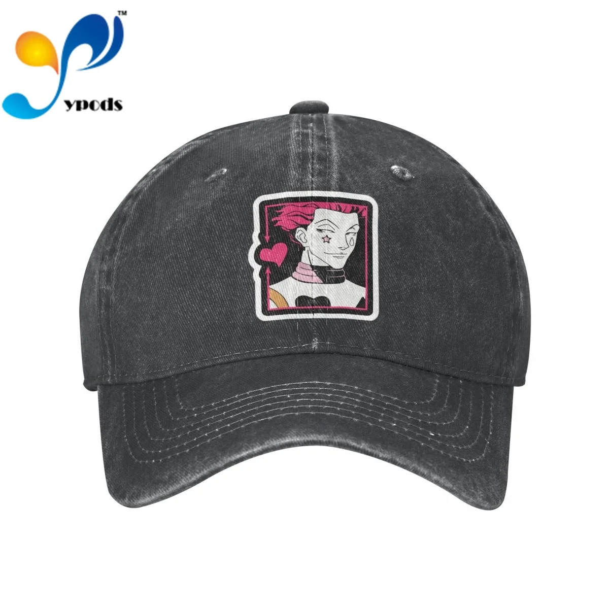 

Hisoka Hunter X Hunter Denim Baseball cap Snapback Hats Autumn Summer Hat for Men Women Caps Casquette hats