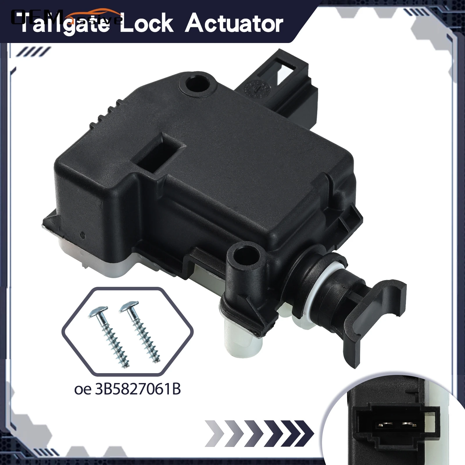Двигатель привода замка багажника 3B5827061B 7L6959781 3B0959781C для Audi TT Volkswagen VW Golf Jetta MK4 Passat B5