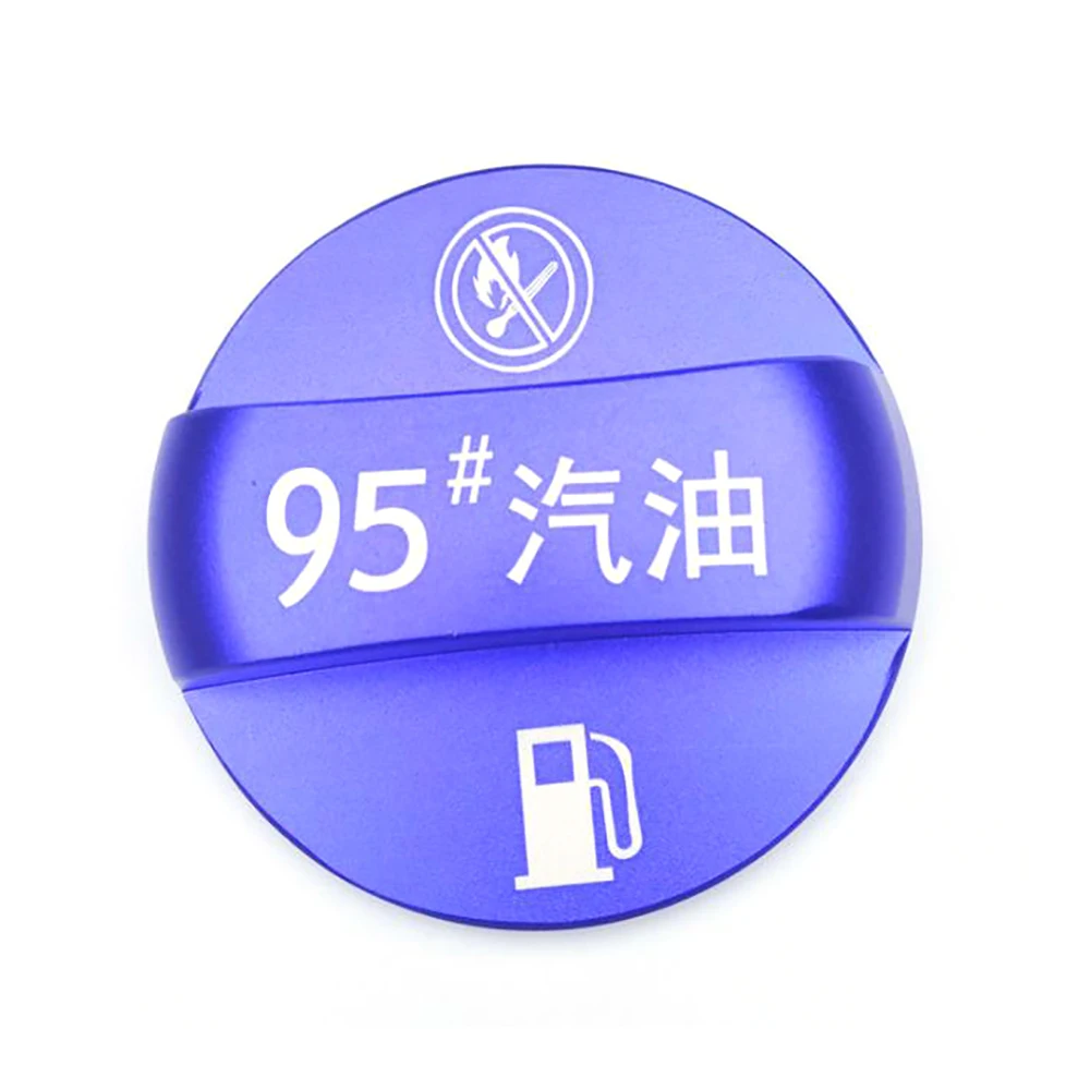 

Car Aluminum Alloy Oil Fuel Tank Cap Cover Trim Decoration for Subaru XV Forester Outback 2018-2021 Accessories, 95 Blue