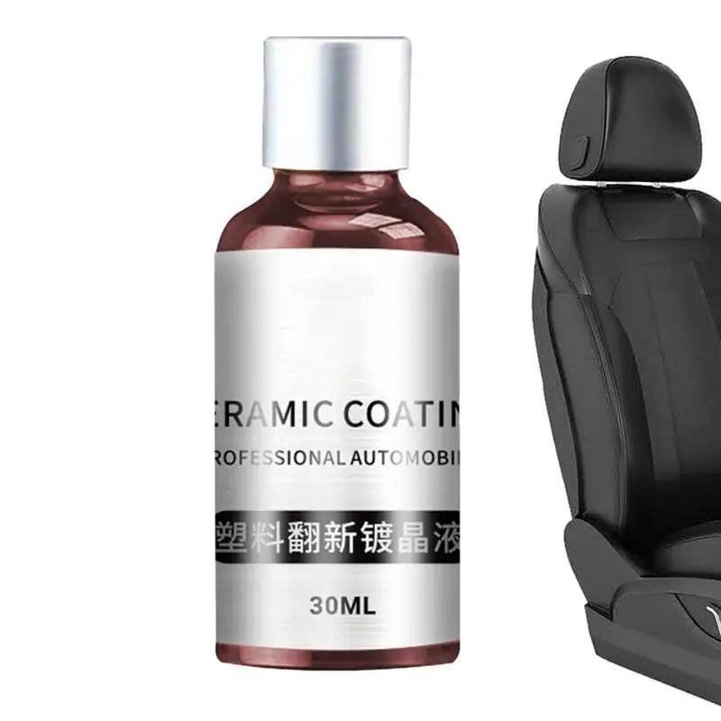 

Crystal Plating Agent For Car 30ml Car Refurbish Agent Automotive Plastic Refurbishment Crystal Dashboard Interior Coating Agent