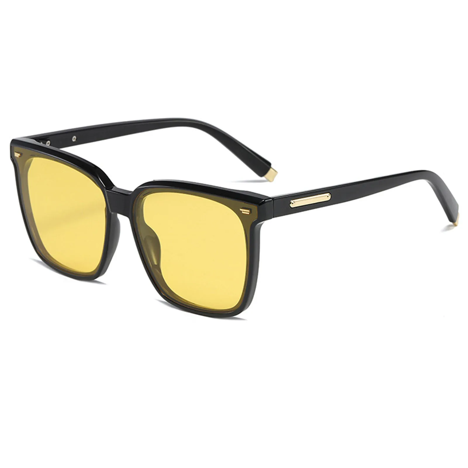 

Stylish Polarized Sunglasses Anti-Glare Lens Quadrate Frame Outdoor Glasses