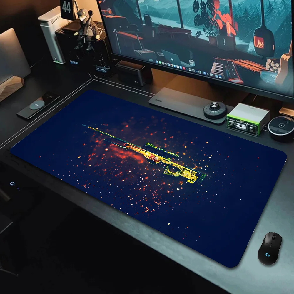Cs Go игровые пушки коврик для мыши Настольный с подкладкой аксессуары Prime Gaming XXL
