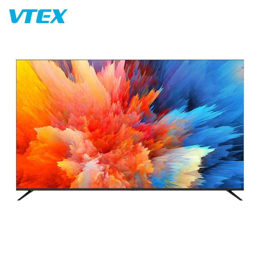 Фото Безрамочный 4K Smart LED LCD телевизор новейшего дизайна, 55, 65, 75 дюймов, широкоэкранный UHD телевизор для отелей №2